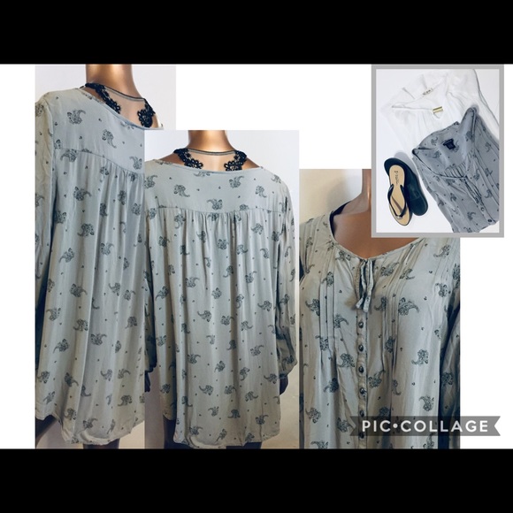 TORRID LOTx3 Plus Sz 1X Blouse + Dress & Sandals - Picture 3 of 8